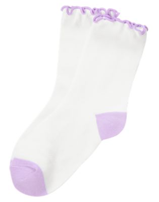 Lettuce-Edge Ruffle Sock