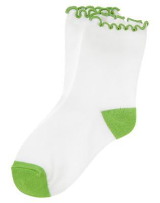 Lettuce-Edge Ruffle Sock