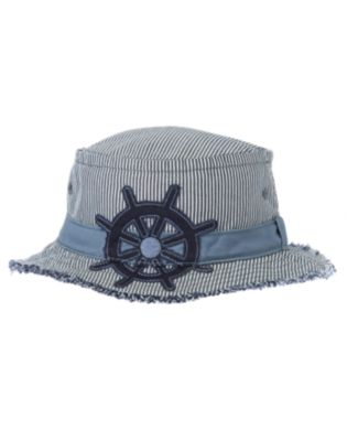 Captain's Wheel Stripe Bucket Hat