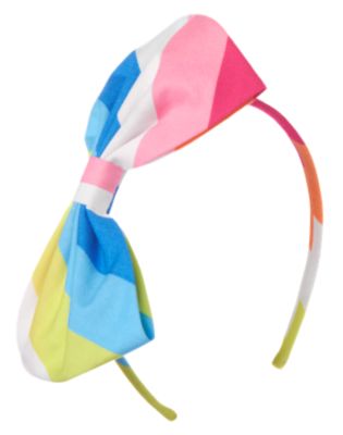 Stripe Bow Headband