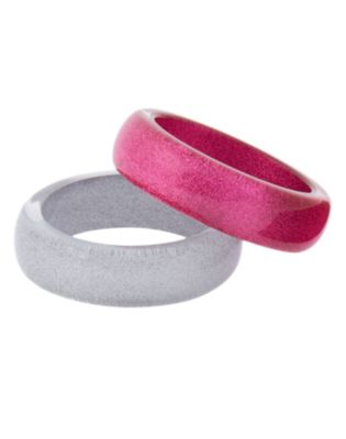 Glitter Bangle Bracelet Two-Pack