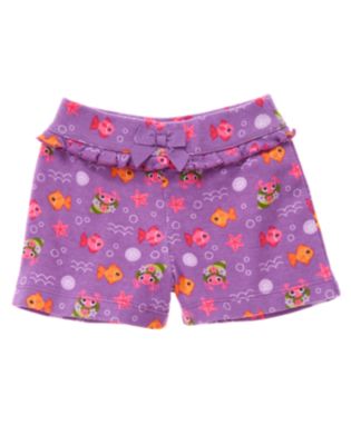 Fish Ruffle Bow Short