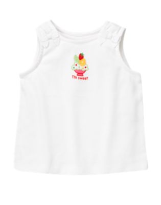 Sweet Ice Cream Bow Tank