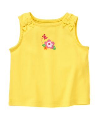 Butterfly Flower Bow Tank