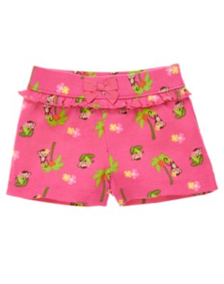 Monkey Ruffle Bow Short