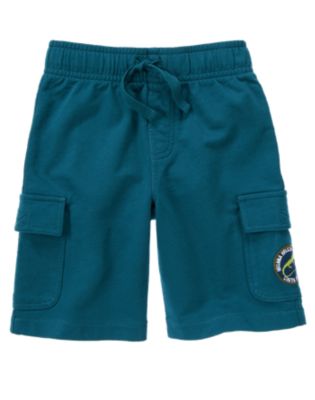 Iguana Patch Terry Cargo Short
