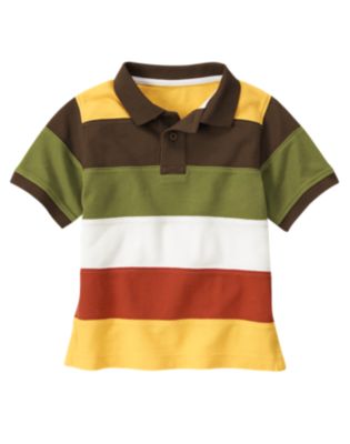 Colorblock Pique Polo Shirt