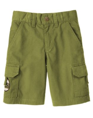 Gator Patch Canvas Cargo Short