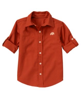 Roll Cuff Linen Blend Shirt