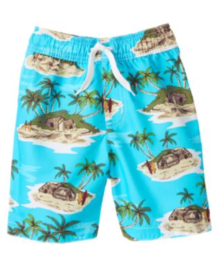 Tropical Island Swim Trunk