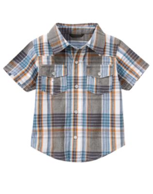 Snap Pocket Plaid Shirt