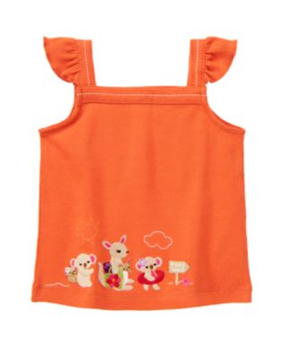 Koala & Kangaroo Ruffle Tank