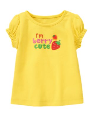 I'm Berry Cute Button Tee