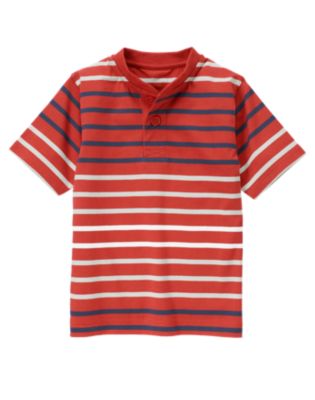 Stripe Henley Tee