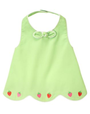 Strawberry Diamond Pique Halter Top