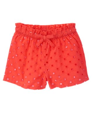 Bow Eyelet Short
