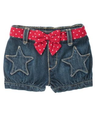 Star Belted Jean Short