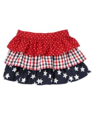 All-American Tiered Skirt