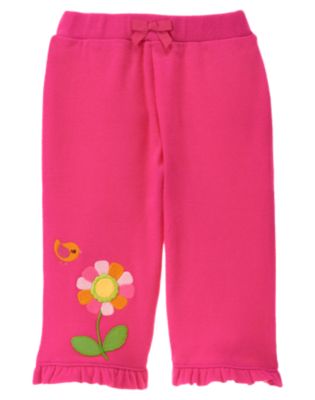 Flower Ruffle Pant