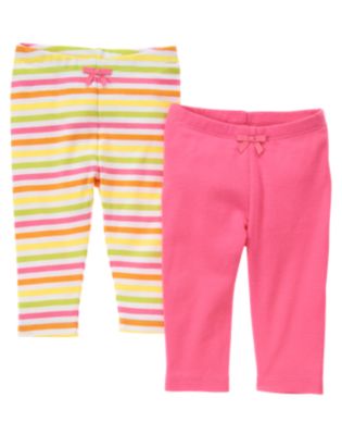 Flower Stripe Pant Two-Pack