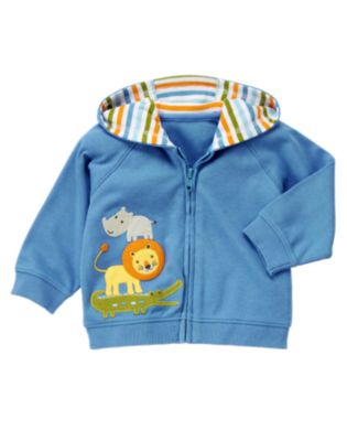 Lion Hooded Cardigan