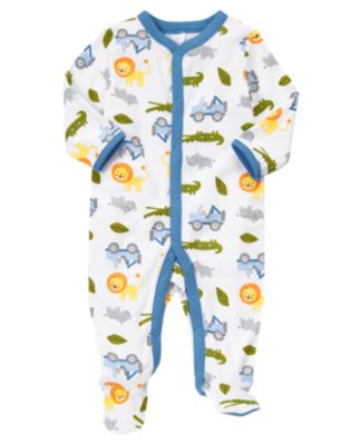 Lion Animal Footed One-Piece