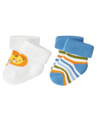 Lion Stripe Sock Two-Pack