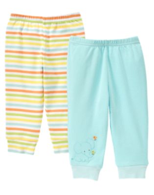 Elephant Stripe Pant Two-Pack