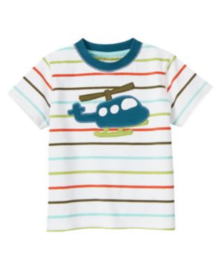 Helicopter Stripe Tee
