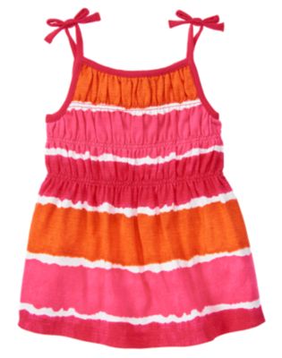 Ruched Dip-Dye Tank