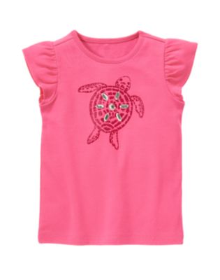 Gem Glitter Turtle Tee