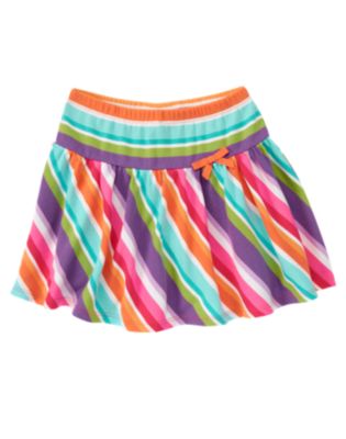 Bow Stripe Skort