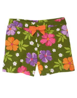 Bow Tropical Flower Short