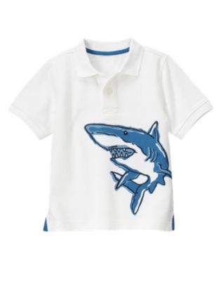 Shark Pique Polo Shirt