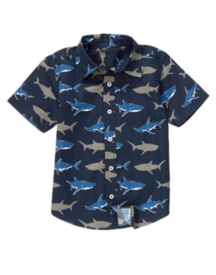 Shark Print Shirt