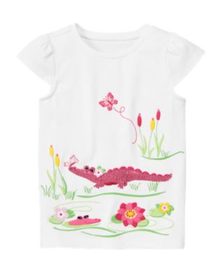 Sequin Crocodile Pond Tee