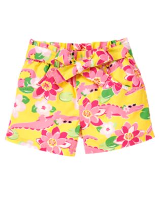 Belted Crocodile Lily Short