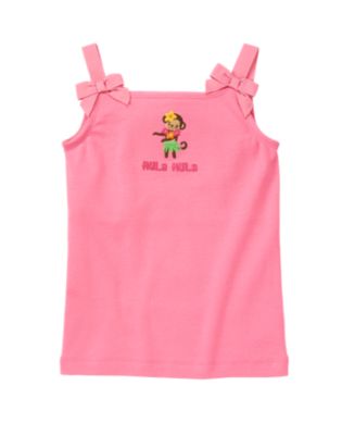 Bow Strap Hula Monkey Tank