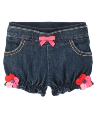Plumeria Blossom Jean Short