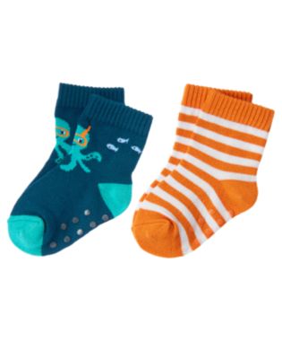 Octopus Stripe Sock Two-Pack