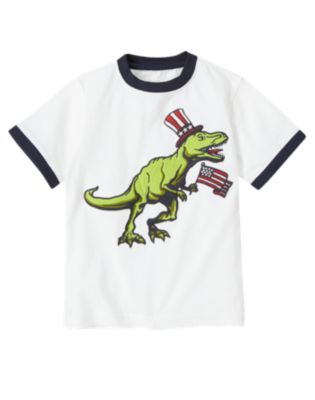 American Flag T-Rex Tee