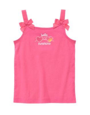 Bow Strap Hello Sunshine Tank