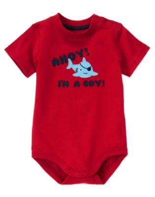 Ahoy Pirate Shark Bodysuit