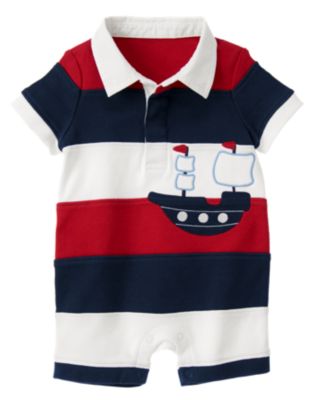 Ship Stripe Polo One-Piece