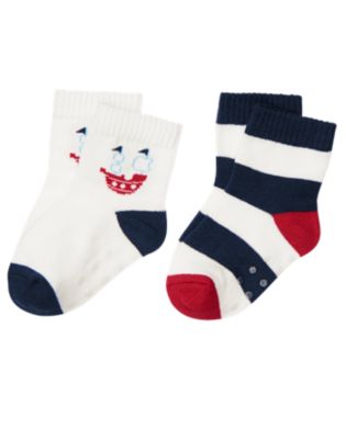 Ship Stripe Sock Two-Pack