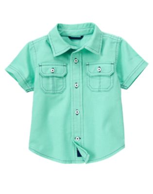 Button Pocket Linen Blend Shirt