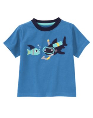 Snorkeling Shark Tee