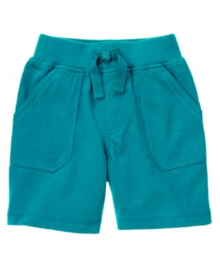 Ribbed Waist Knit Short
