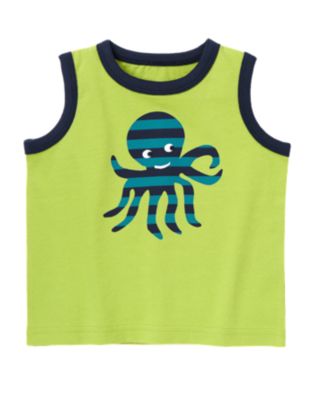 Stripe Octopus Tank