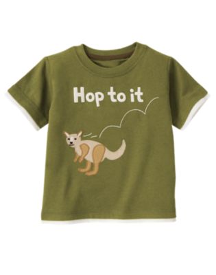 Hop To It Kangaroo Tee